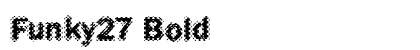 Funky27 Bold preview