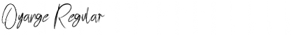 Download Oyange Font