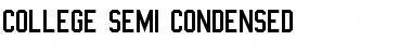 Download College Semi-condensed Font