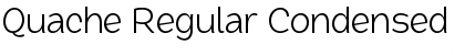 Quache Regular Condensed Font