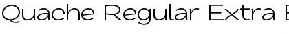 Quache Regular Extra Expanded Font