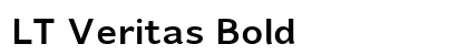 LT Veritas Bold preview