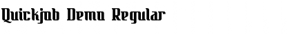 Download Quickjob Demo Font