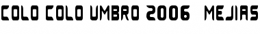 Colo Colo Umbro 2006 (MEJIAS) Font