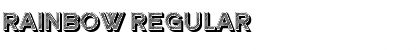 Rainbow Font