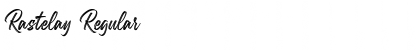 Download Rastelay Font Download Rastelay Font