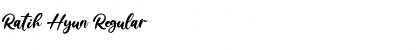 Download Ratih Hyun Font
