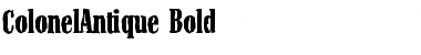 ColonelAntique Font