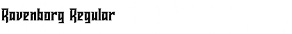 Ravenborg Font