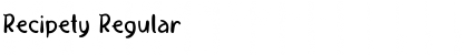 Download Recipety Font