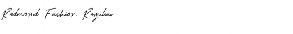 Download Redmond Fashion Font