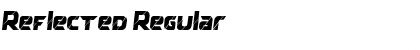 Download Reflected Font Download Reflected Font