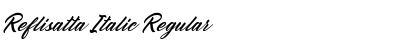 Download Reflisatta Italic Font Download Reflisatta Italic Font