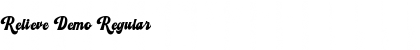 Download Relieve Demo Font Download Relieve Demo Font