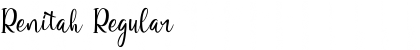 Download Renitah Font Download Renitah Font