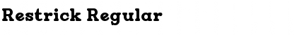 Download Restrick Font Download Restrick Font