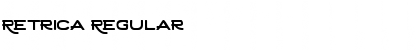 Download Retrica Font Download Retrica Font
