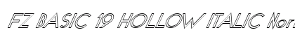 FZ BASIC 19 HOLLOW ITALIC Normal preview