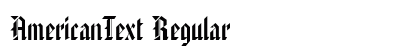 AmericanText Regular Preview