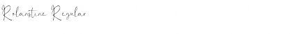 Download Rolanstine Font Download Rolanstine Font