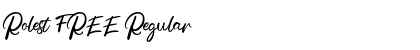 Download Rolest FREE Font Download Rolest FREE Font