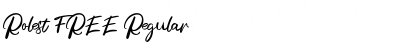 Rolest FREE Font