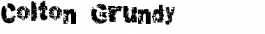 Colton Grundy Font