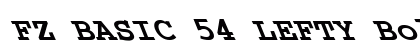 FZ BASIC 54 LEFTY Bold preview