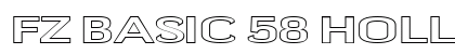 FZ BASIC 58 HOLLOW EX Normal preview