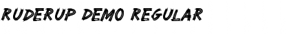 Download Ruderup Demo Font Download Ruderup Demo Font