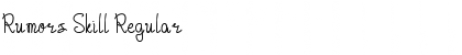 Download Rumors Skill Font Download Rumors Skill Font