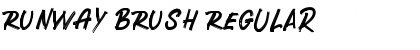 Download RUNWAY BRUSH Font Download RUNWAY BRUSH Font
