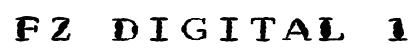 FZ DIGITAL 1 MANGLED EX Normal preview