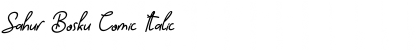Sahur Bosku Comic Italic Font Sahur Bosku Comic Italic Font