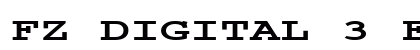 FZ DIGITAL 3 EX Bold preview