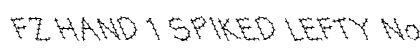 FZ HAND 1 SPIKED LEFTY Normal preview