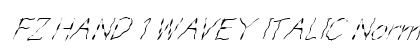 FZ HAND 1 WAVEY ITALIC Normal preview