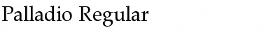Palladio Regular Font