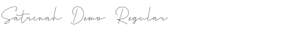 Satrinah Demo Font