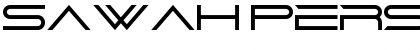Sawah Personal Use Font