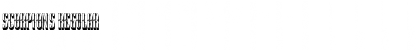 Download Scorpions Font Download Scorpions Font