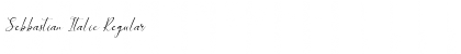 Sebbastian Italic Font