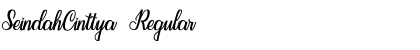 SeindahCinttya Font