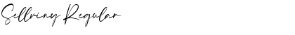 Sellviny Font