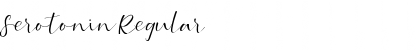 Serotonin Font