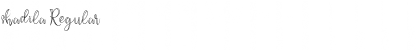 shadila Regular Font