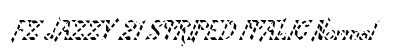 FZ JAZZY 21 STRIPED ITALIC Normal preview