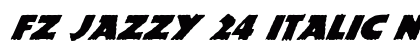 FZ JAZZY 24 ITALIC Normal preview