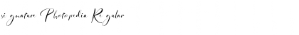 signature Photopedia Font
