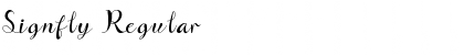 Signfly Font